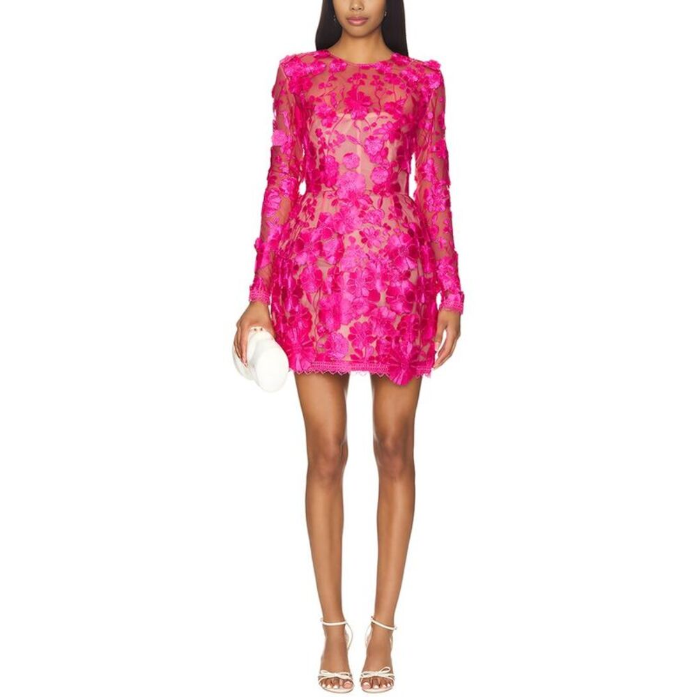 Adele Berto Womens  Solid Mini Dress